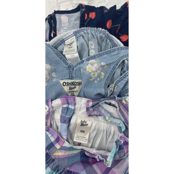 Baby Girl's - Plaid Dress, Navy Dress & Bloomers & Blue Jumper - - Size 6 Month - Picture 9 of 9